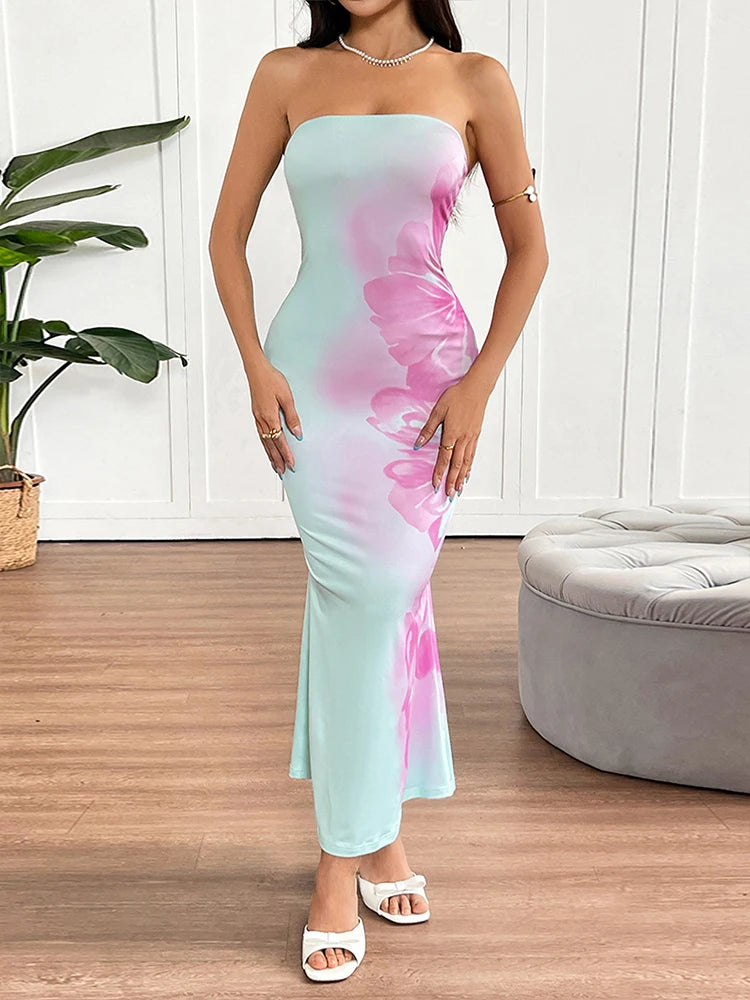 Heatwave Strapless Maxi