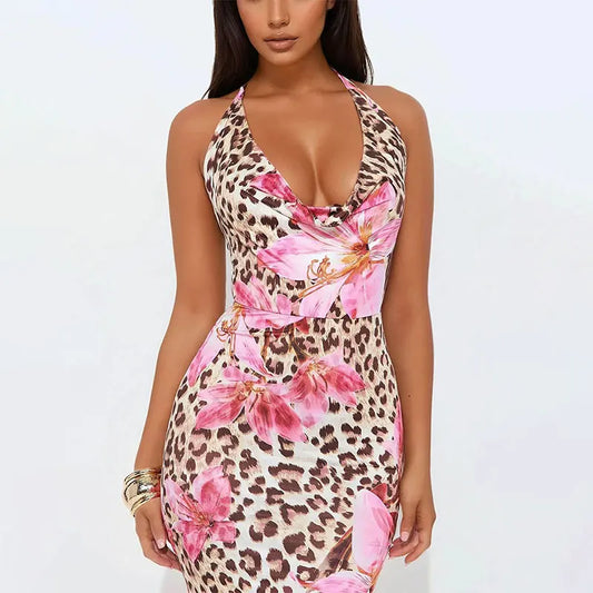 Wild Thing Halter Dress