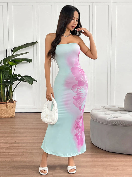 Heatwave Strapless Maxi